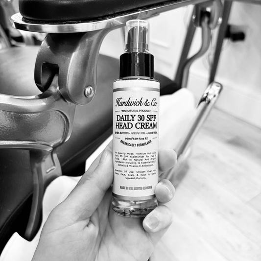 SPF 30 Moisturiser for Bald Heads – 50ml
