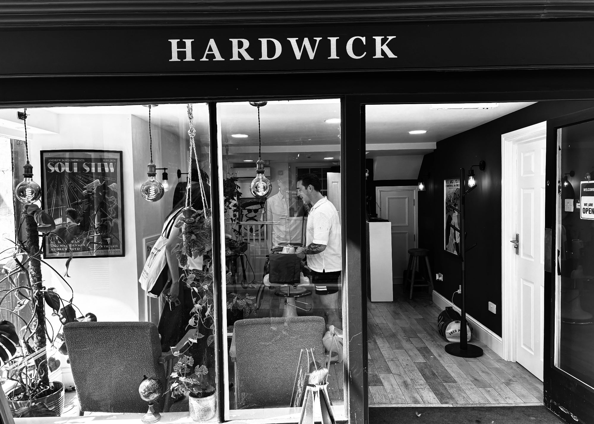 Hardwick Barbers Storefront