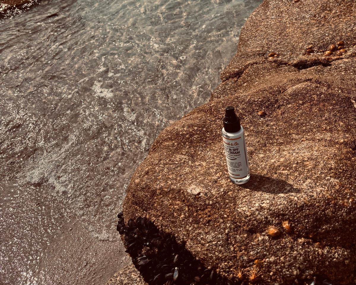 Hardwick & Co. SPF 30 Moisturiser On A Beach Near Water